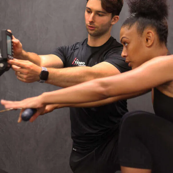 Julian Ernst providing one-to-one personal training