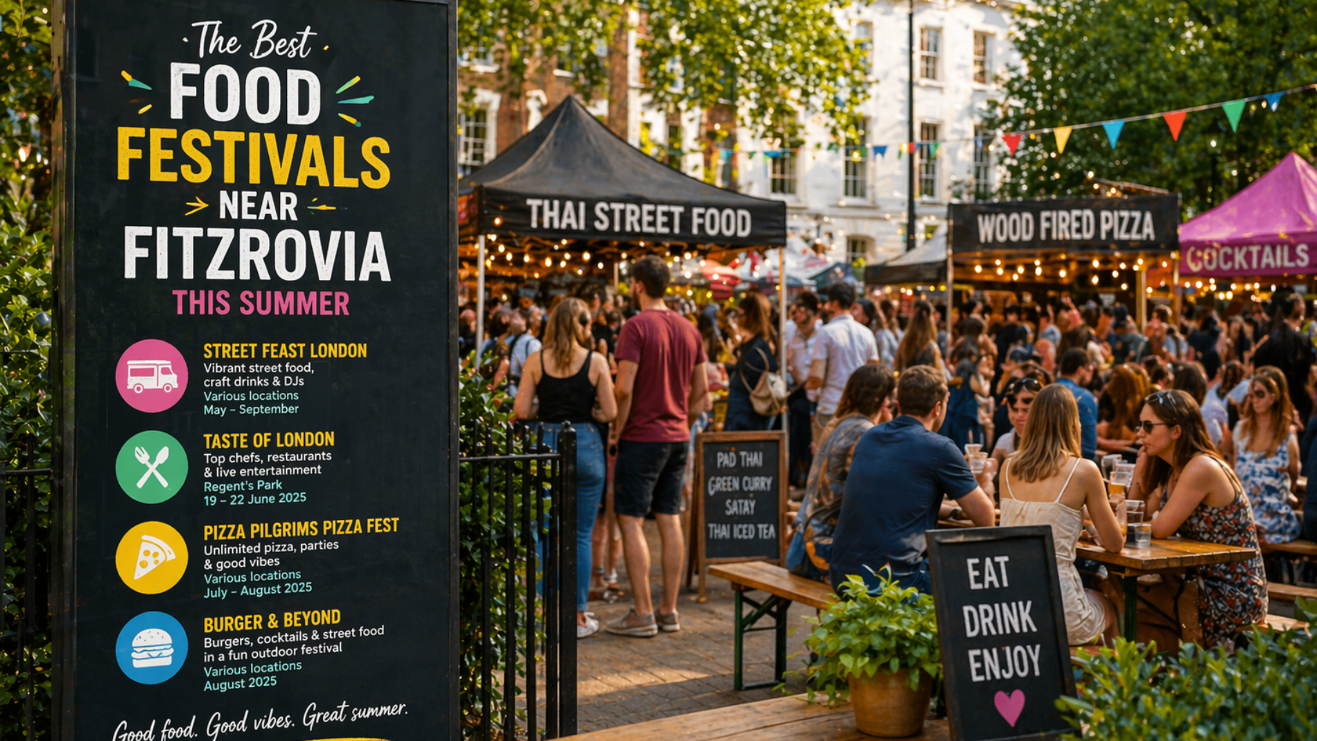 The Best Food Festivals Near Fitzrovia This Summer