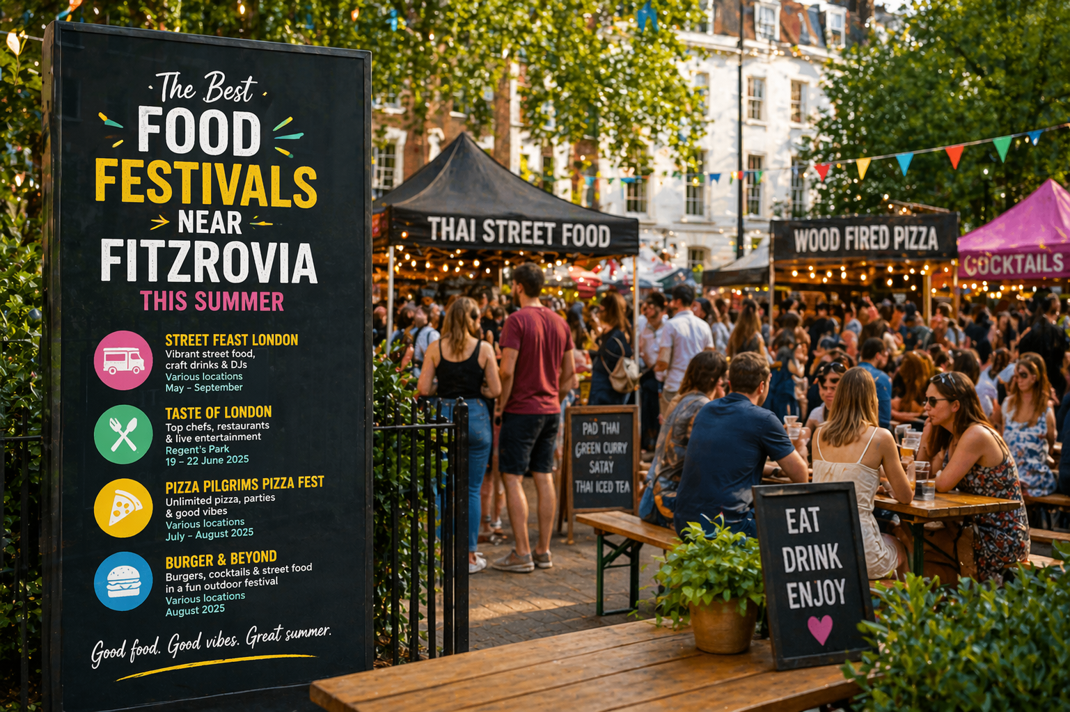 The Best Food Festivals Near Fitzrovia This Summer